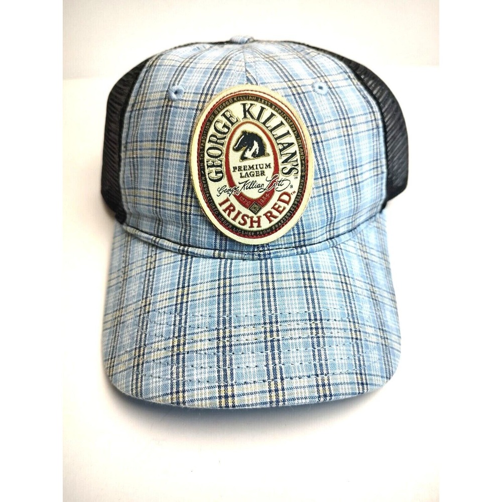 George‎ Killian's Hat Irish Red Snapback Trucker Hat Blue/Black New!